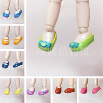 2 2*1 2cm shoes Jasmine Molly girl head bjd8 points Mengli rubber doll can wear fat foot accessories
