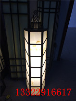 Outdoor background wall Wall Lamp Custom Hotel Villa Featured Doorway Light Antique Bronze Imitation Clouds Stone Roman pillar lamp