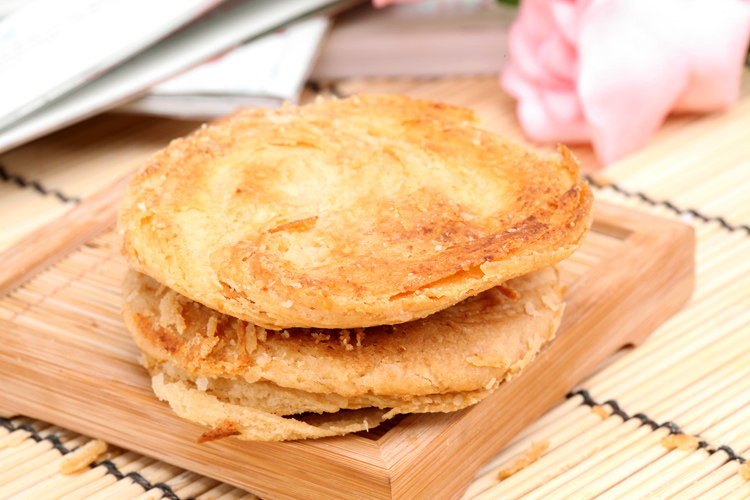 梓潼酥饼 传统手工无夹心糕点烧饼 四川绵阳特产酥饼 单袋80g散装