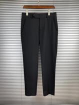 European Chao brand new bee buckle leisure Korean business wild young men slim foot trousers