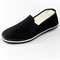 Old Beijing board single 87 cloth shoes liberation shoes men and women black labor insurance Labor one pedal construction site work shoes
