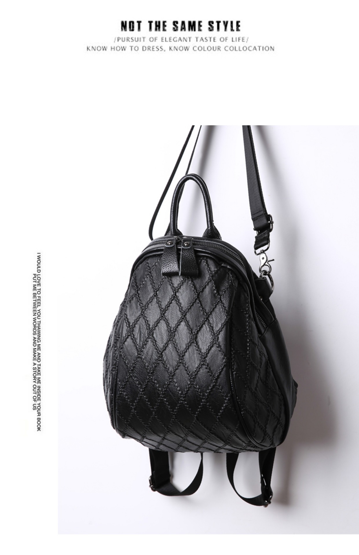 包包女书包牛皮双肩包女时尚2017新款潮韩版