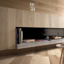 Zhiwuwu wood grain brick All-ceramic Japanese balcony Bedroom living room Dining room specialty store Imitation solid wood floor tile 200×1000