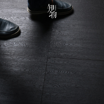 Knowledge black wood grain brick Black carbon wood whole body brick 600 B & B high-end restaurant Non-slip floor tile wall brick clothing store