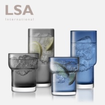 British imported LSA handmade stained glass water cup Juice cup 2 Nordic household cups Beer cold drink cups