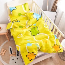 Baby kindergarten quilt cover All-cotton quilt cover single-piece student cotton quilt cover cartoon baby 1 2m1 5m quilt cover