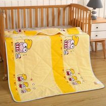 Cartoon childrens summer cool quilt Kindergarten air conditioning quilt nap quilt pure cotton baby thin quilt core cotton child cover quilt