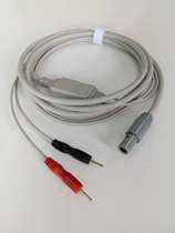 Applicable to the Yudde GH1000 Intelligent Rehabilitator Connector Electrotherapy Output Line 4 core 2 guide press the coupling electrode line