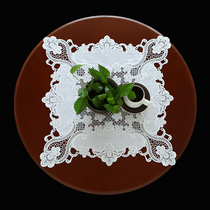 Only rice 9936 ethnic wind pure white lace hollowed-out table cloth table cloth art round table cushion dust cloth cover towels