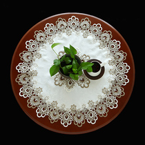 Meritocratic 9931 Au-style fields Garden Lace Hollowed-out Table Cloth Art Home Round Table Mat small round table cloth cover towels