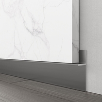 Aluminum alloy floor Invisible skirting board Floor angle line Floor heating gypsum wall paste close