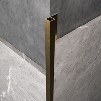 Zhiyong receiving edge Tile Yang angle trimming strip Decorative line Corner protection line Edging edge sealing strip Receiving strip Pressing strip Alloy