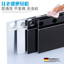 Holding Yong edge strip Wall Wall paste invisible aluminum alloy is a skirting line floor ground wire wall gray closing corner