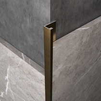 Holding Yong edge bar Yang angle line Ceramic tile decorative line Corner line Edge edge sealing strip Closing pressure strip Aluminum alloy