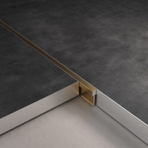Zhiyong T-strip Ceramic tile copper strip square strip Solid seam strip line decorative trim Aluminum alloy pressure strip t partition strip