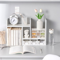 H-shaped dormitory desktop bookshelf simple multi-layer shelf dormitory artifact college students sundries storage small bookcase