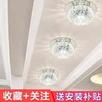 led Crystal aisle light porch light porch light porch cats eye ceiling light background wall bulls eye Downlight