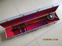 Factory direct sales Banhu series Red sandalwood plate Hu red sandalwood Panlong Henan opera Banhu gift high-grade aluminum alloy box