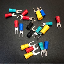 Cold pressure terminals SV1 25-fork type pre-insulated end head fork type Y type U type wiring terminal press line