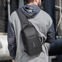 Shoulder bag mens bag sports car street personality sports chest bag mens casual multi-function messenger bag Fashion mens bag
