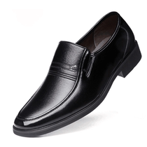 2017 mens leather shoes mens leather breathable spring new mens shoes business dress casual shoes cowhide dad shoes