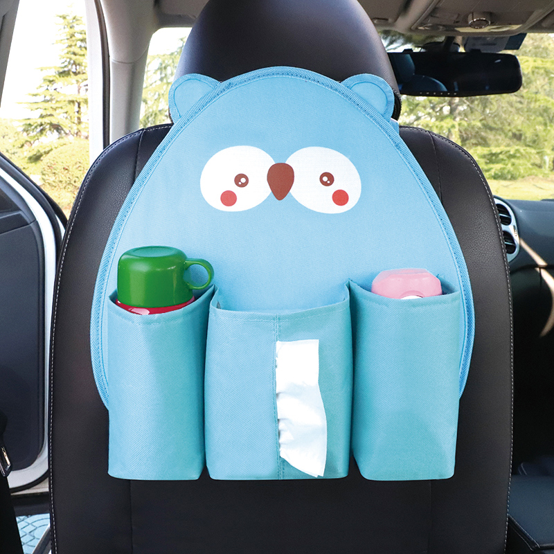 car tissue box pumping creative car seat ba napkin carton car with multi-function pumping box hanging cartoon cute