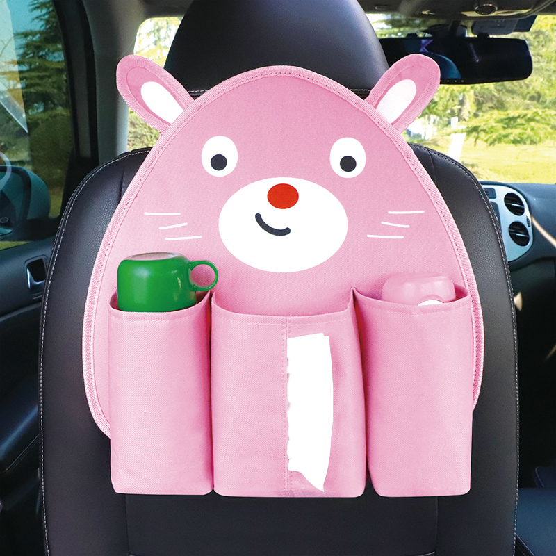 car tissue box pumping creative car seat ba napkin carton car with multi-function pumping box hanging cartoon cute