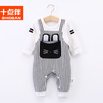 Baby one-piece baby autumn clothes mens and womens climbing clothes 0-3-4-6 months Infant clothes Newborn clothes