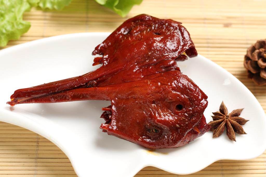 48小时发货 初旭锁鲜盒装 卤鸭下巴260gx3盒 原味 新鲜食品