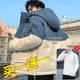 Cotton jacket men's jacket autumn and winter 2020 new trend tooling down padded jacket plus velvet thick short padded jacket Cotton jacket men's jacket autumn and winter 2020 new trend tooling down padded jacket plus velvet thick short padded jacket