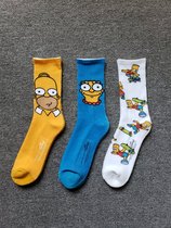 One of Simpsons trendy skateboard socks sports socks.