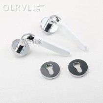 Olrvli Modern Light Luxury White Door Lock Door Door Handle Black Silver American Design