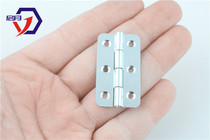 () Blue and white zinc hinge environmental protection hinge 1 5 inch rounded small hinge three hole hinge Louver 37*22