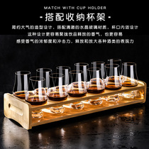 Lapunes crystal glass whisky wine glass set household liquor spirits wine splitter small glass set