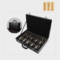 Lapunes high-grade crystal glass white glass small wine dispenser set small wine cup household cup gift box