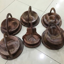 Fruit Basket Pakistan Wood Carvings Wood Fruit Basket