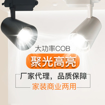 Pines Lighting LED track light COB horn Model 30W clothing store showroom display cabinet rail led spotlight