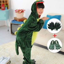 Dinosaur great boy animal pyjamas conjoined female winter cute female cartoon Meng Meng Boy adult girls home to serve children