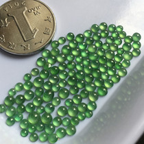 Fulay Jewelry 122 Grain Burmese Natural A Cargo Mu Nachekou Ice Sunny Green Water Nude Stone Inlaid Jade Egg