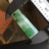 Fulai special price Myanmar natural A goods ice species with background color floating flowers large particles with the shape of creative inlaid bare stone egg noodles