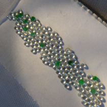 (Already) Burmese natural jade 149 candy color high quality glass jade egg noodles 2-3mm