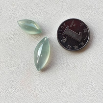 (Already) 2 grains of Myanmar natural high ice species A color boutique clear water horse-shaped jade ring noodles egg noodles