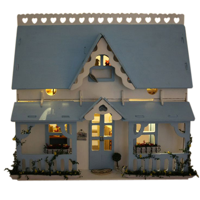 智趣屋diy小屋洛奇家园城堡别墅房屋模型手工木质拼装房子送男友产品展示图5