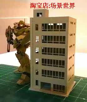 Материалы для изготовления сборных моделей 【场景世界1:144 1:100超精细建筑场景沙盘建筑材料 diy 拼装模型 Scene world