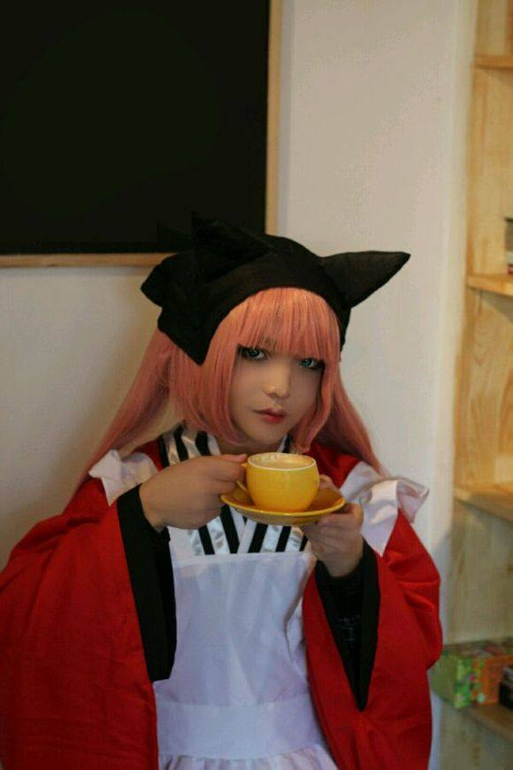 银仙cos 猫神 小玉 喵娘cos服 女佣女仆装 cosplay角色扮演