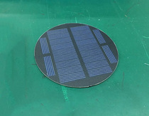 Round solar energy panel solar flame light lawn light frosted laminate can be customized