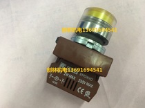 Original Lei RENY with light button R2PIF-1A-220 yellow normally open R9C10VN R9C01V