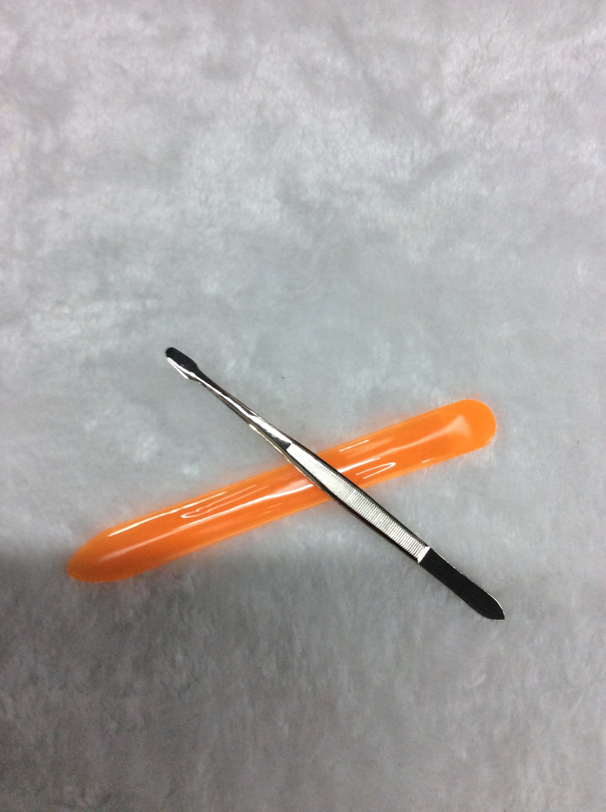 pccb平口不锈钢镊子 15cm 标准型 集邮专用镊子