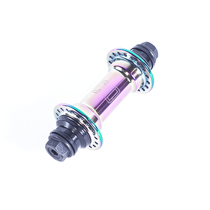 COLONY Wasp LITE lightweight aluminum alloy shaft BMX front hub Rainbow Anodise