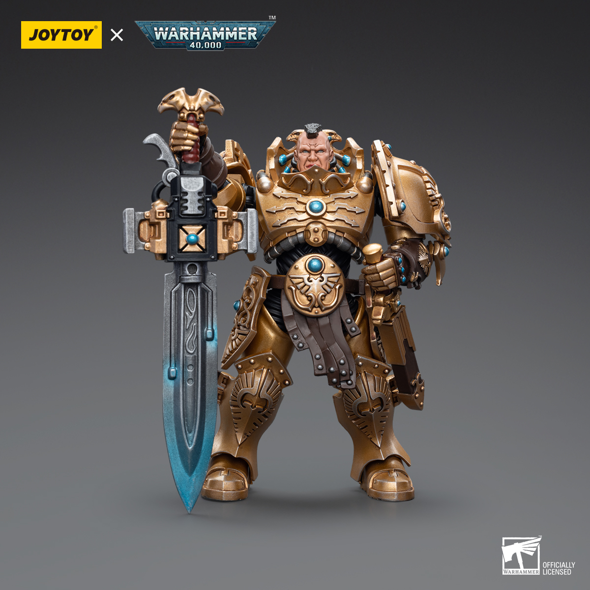 JoyToy ウォーハンマー 40K 皇帝禁軍戦旗執行官 JoyToy ウォーハンマー 40K 皇帝禁軍戦旗執行官 フィギュア